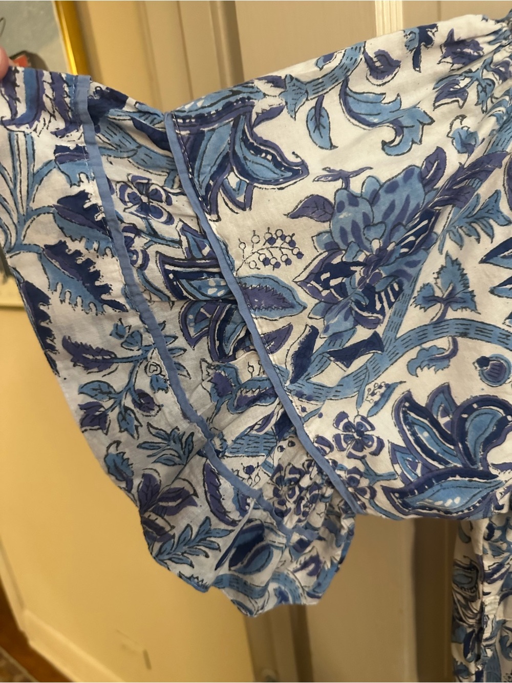 Sue Sartor Hamilton Dress in Sapphire and White - Size Regular - Picture 6 of 7